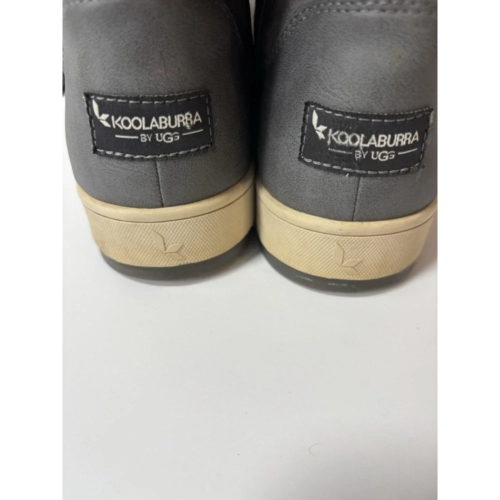 Koolaburra by UGG Womens Grey Suede Faux Fur Zip Winter Boots 1105889 Size 6 - Picture 2 of 12